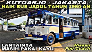Lantainya Masih Pakai Kayu  Naik Bus Jadul Tahun 1960 an ❗| trip SUMBER ALAM  Nissan Fuji Coach