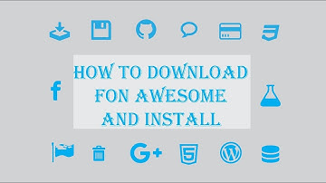 How to download font awesome and install, bangla tutorial.2020