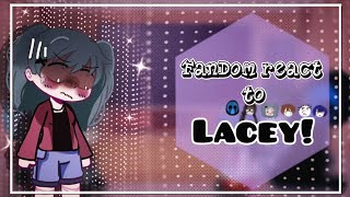 ⚠️ Fandom react to each other ⚠️ lacey!!