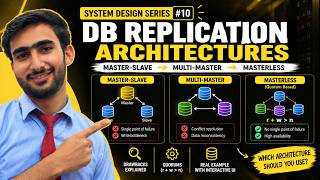 DB Replication Architectures Explained | Master-Slave, Multi-Master & Masterless | System Design #10
