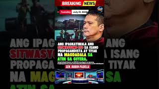 “ROBIN, NANGANGAMBA SA GIYERA”