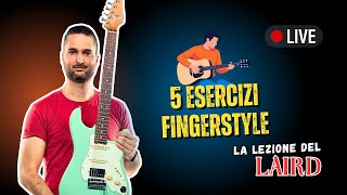 Suoniamo 5 Esercizi FINGERSTYLE FACILI Insieme | Lezioni di Chitarra LLDL 52