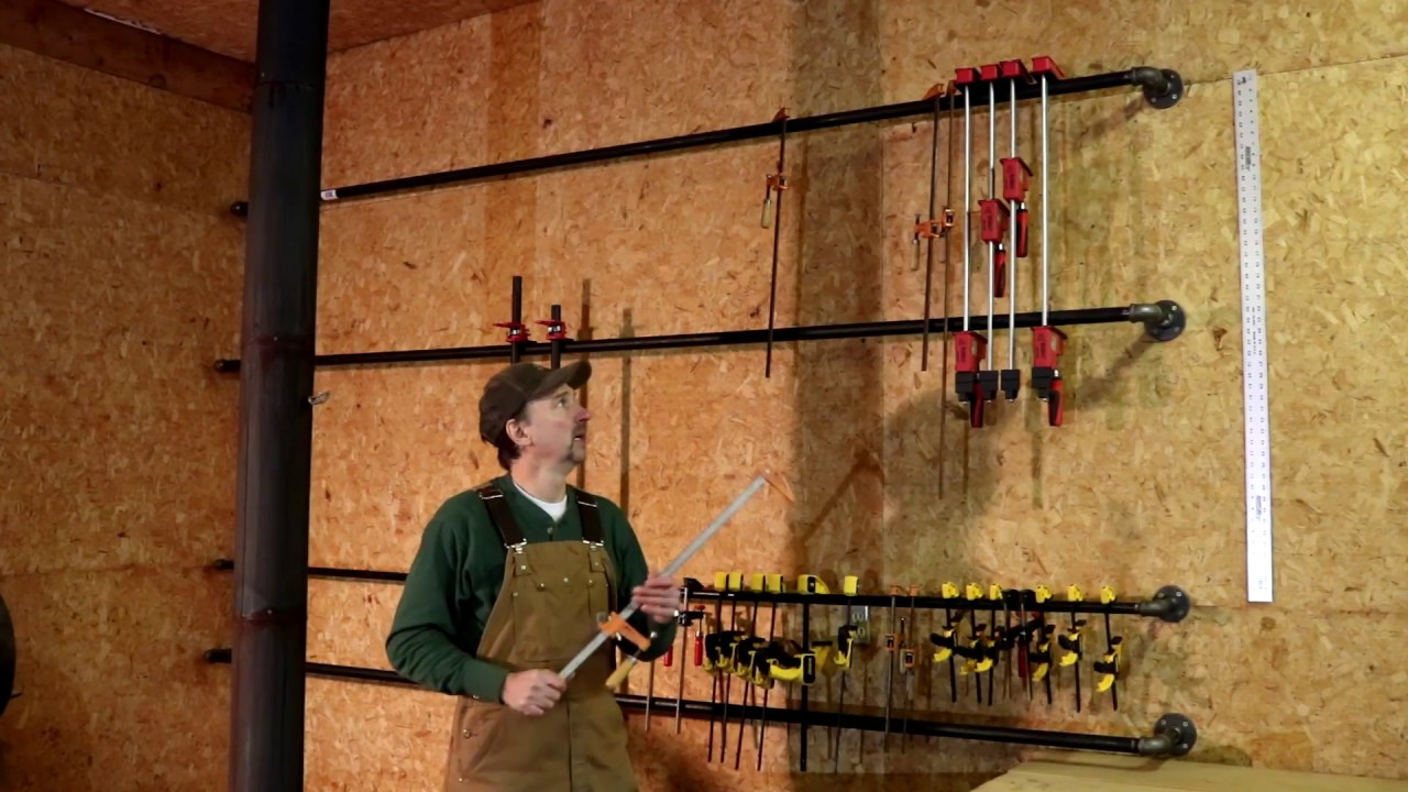 14 My Clamp Rack Built from Black Pipe YouTube