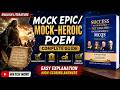 MOCK EPIC/ MOCK HEROIC POEM (CHARACTERISTICS, ORIGIN, DEVELOPMENT &amp; MAJOR EXAMPLES)