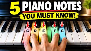What are the 5 Basic Piano Notes 🎹 Learn Them in Minutes!