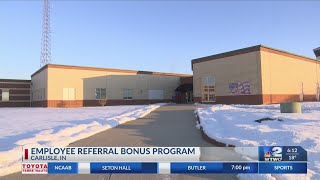 Employee Referral Bonus Program installed for Indiana Department of Corrections employees