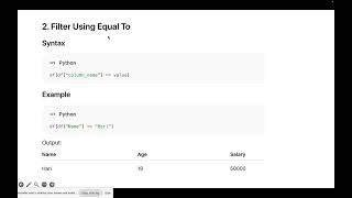 Part 8: Complete Python Pandas Tutorial in Nepali II Data Filtering in Pandas