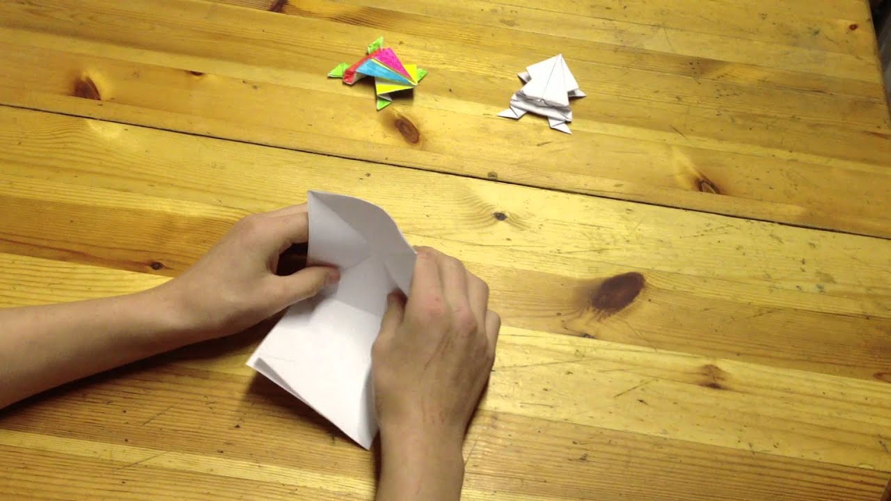 Faire une grenouille en papier - Tutoriel grenouille en origami: Astuce