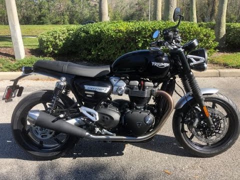 2020 Triumph Speed Twin In Jet Black Youtube
