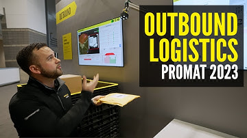Outbound Logistics with DataMan 282 and 3D-A1000 Extended Range Dimensioning - Promat 2023 | Cognex
