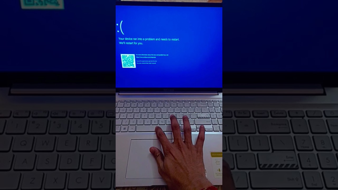 asus vivobook 16 Blue screen problem 😭