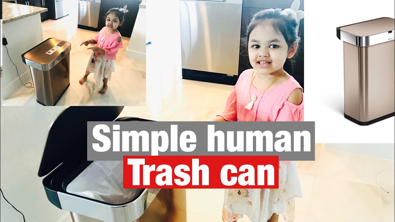 Simple human trash can review // SimpleHuman Trash // SimpleHuman