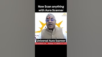 Scan Anything with Universal Aura Scanner Machine | Aura Training, Online Hindi #shorts #shortsfeed