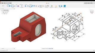 Fusion360 Part Modeling Tutorial-206. #design #3dmodeling #modelingtutorial #engineering#fusion360