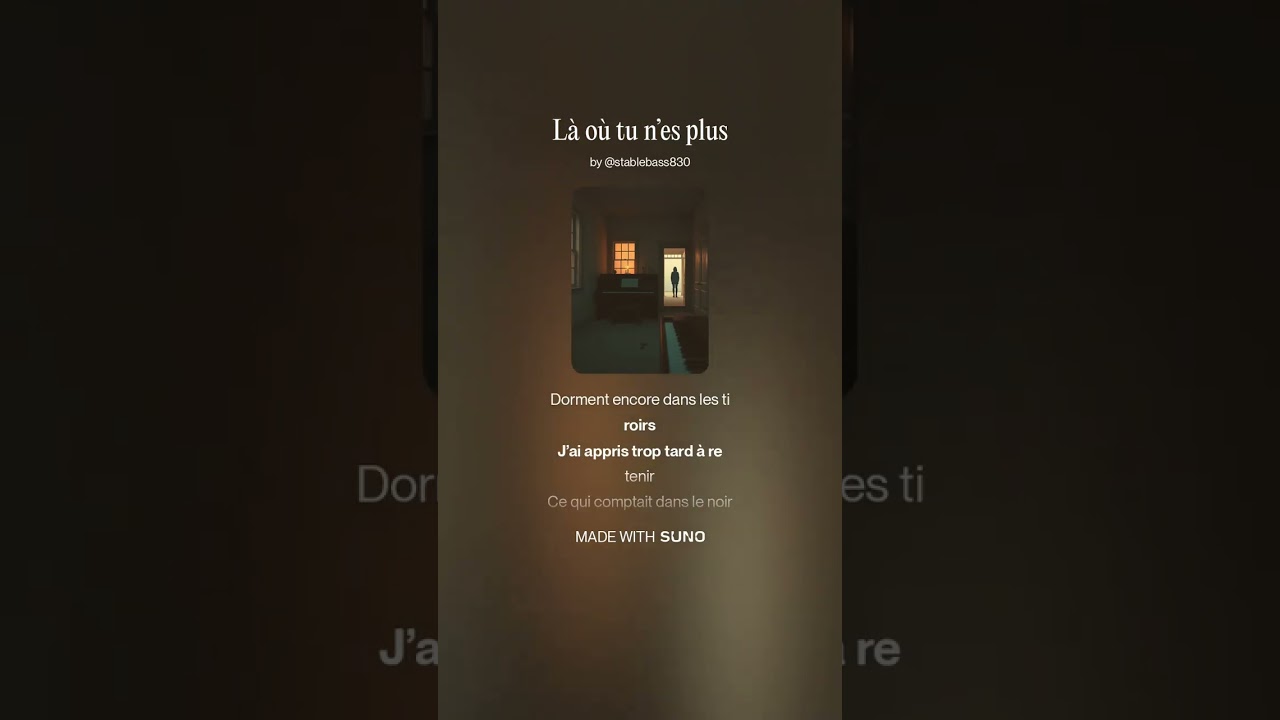 Là où tu n’es plus 1