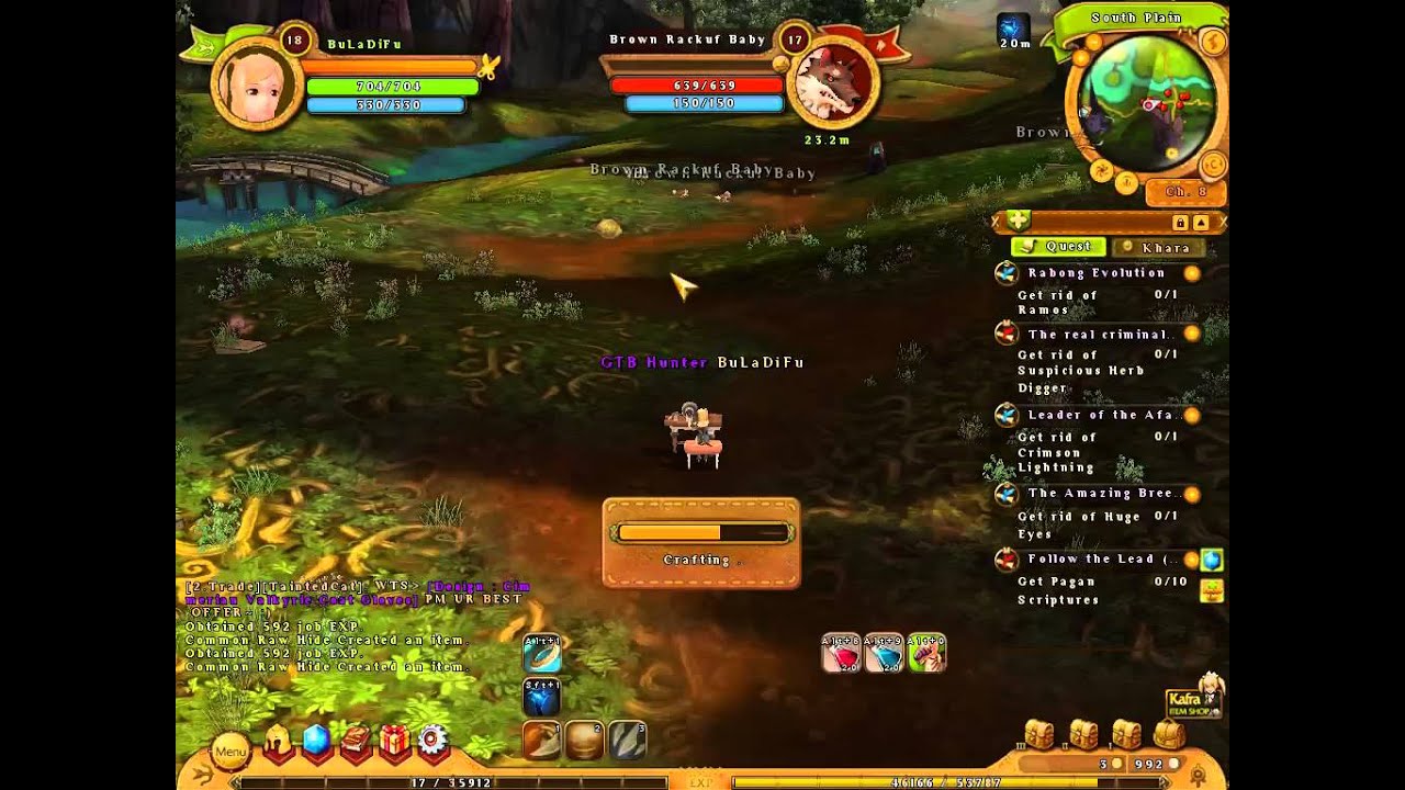 Ragnarok Online 2: Artisan Gathering and Crafting