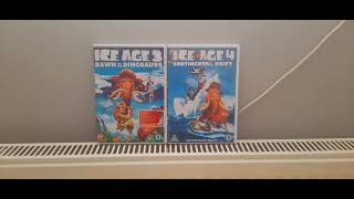 Ice Age 3 Dawn Of The Dinosaurs And Ice Age 4 Continental Drift Uk Dvd Unboxing
