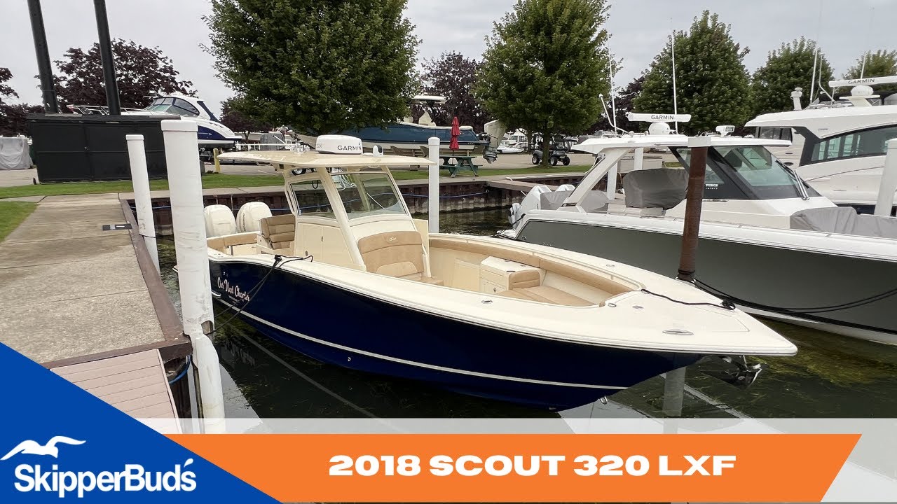 2018 Scout Boats 320 LXF Center Console Boat Tour SkipperBud's - YouTube
