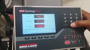 Ajuste de indicador RICE LAKE Synergy Plus 682
