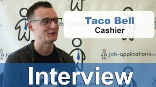 Celebrity Taco Bell Interview - Cashier Net Worth