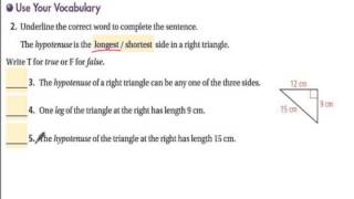 Unit 5 Day 1 Notes on Pythagorean Theorem