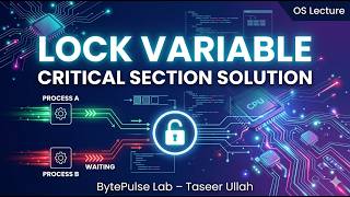 Operating System Lecture: Lock Variable Solution | Critical Section Problem