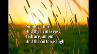 Video thumbnail of "Summertime  Gershwin: with lyrics"