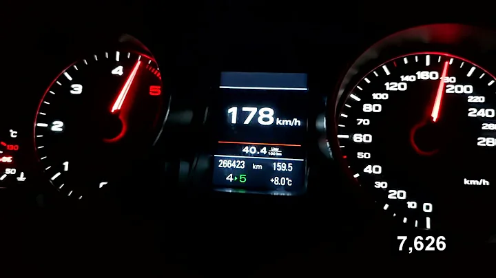 Audi A5 3.0 TDi Stage 2+ 100-200km/h