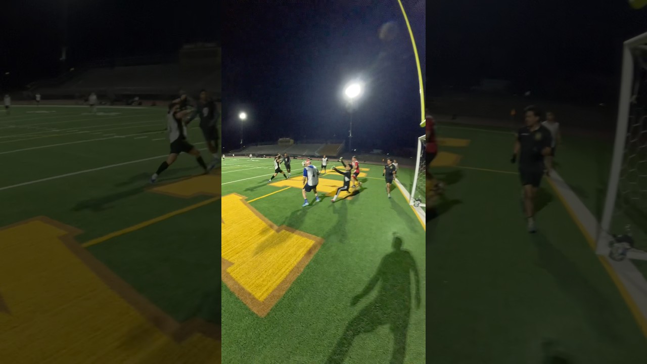 Great cross, better forehead 😂⚽ #soccerpov #footballhumor #goprosoccer #soccermoments #futbolreels