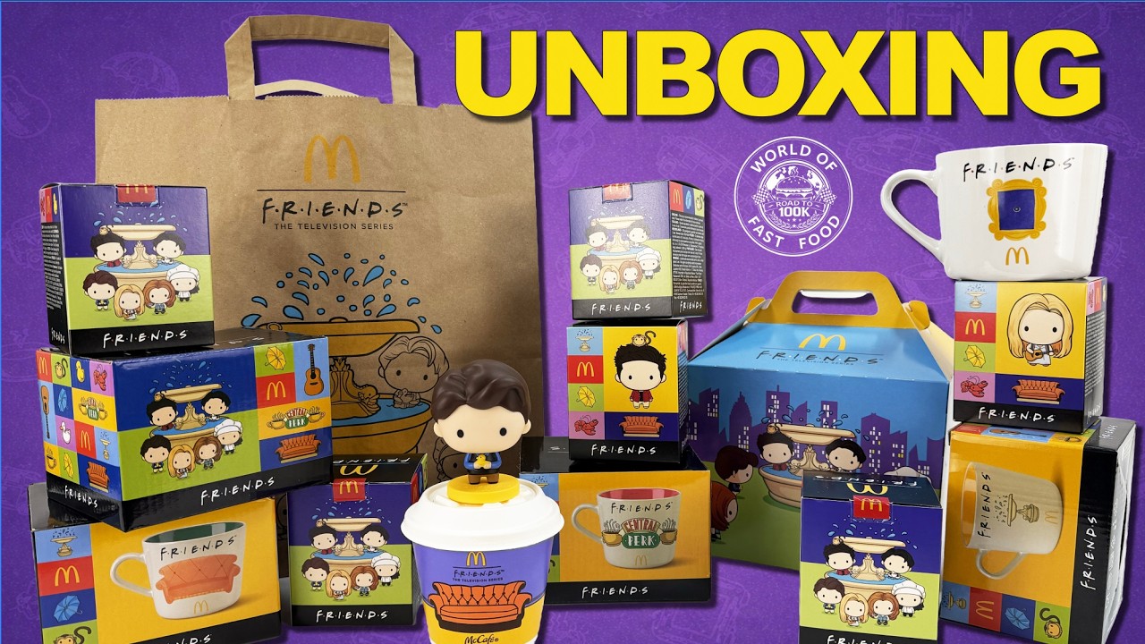 UNBOXING 🔥 Full Set FRIENDS x McDonald's COLLECTION ☕ Limited
