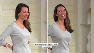 Breezies Full Coverage Unlined Support Bra On Qvc