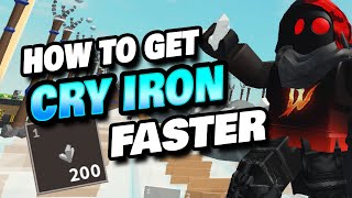 Get Crystallized Iron FAST in Roblox Islands (Updated Cry Iron Farm)