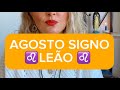 SIGNO DE LEÃO 🦁- AGOSTO- Virando uma chave 🔑