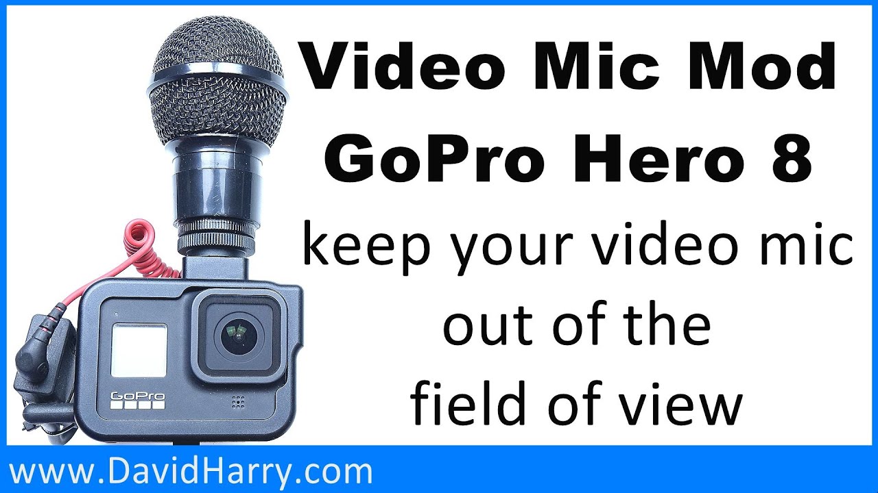 Mic Mod Gopro Video Mic Mod For GoPro Hero 8 - RODE VideoMicro Capsule In A Mic That ...