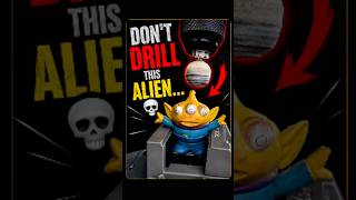 Don’t Drill This Alien… 💀 #shorts