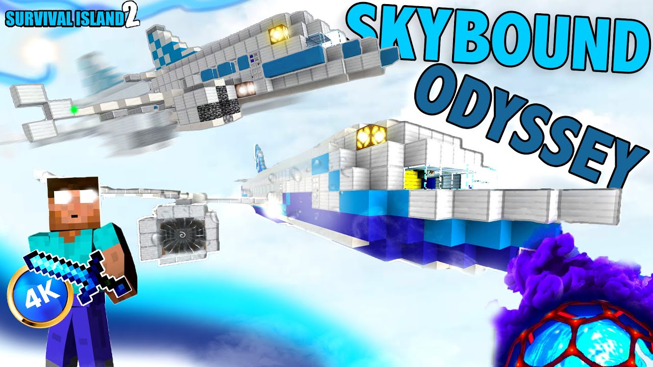 SKYBOUND ODYSSEY! Minecraft SURVIVAL ISLAND2 part 32 (4K 60FPS HDR10 ...