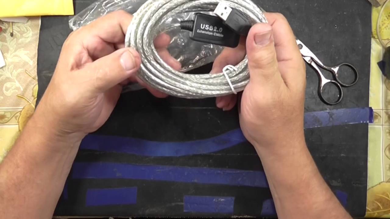 Посылка из Китая. AliExpress (40).  USB 2.0 Активный Ретранслятор Кабель-Удлинител