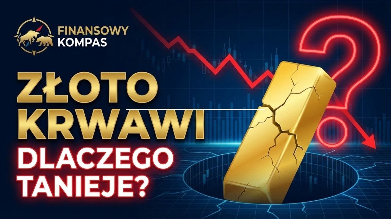 Krach na rynku złota! Dlaczego złoto spadło? Przyczyny