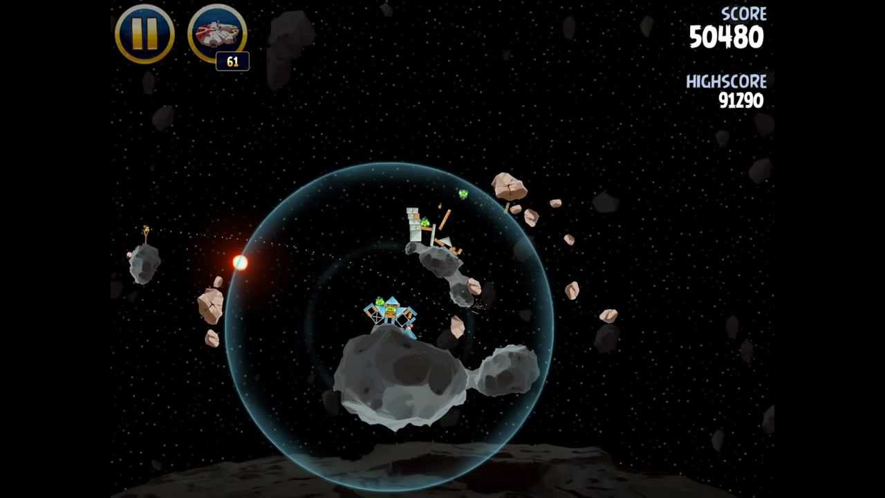 Angry Birds Star Wars Level 3-26 Hoth. 3 stars