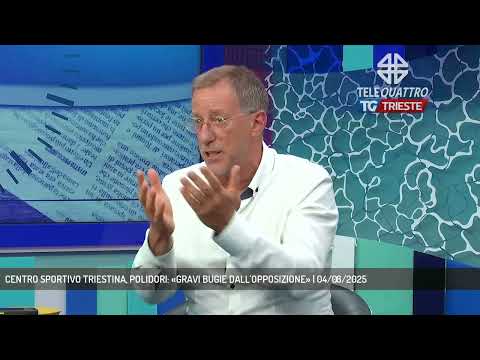 CENTRO SPORTIVO TRIESTINA, POLIDORI: «GRAVI BUGIE DALL'OPPOSIZIONE» | 04/08/2025