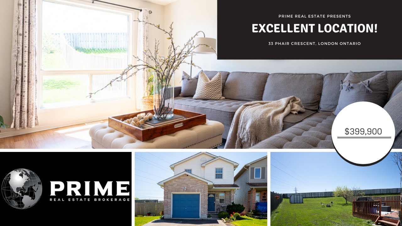 33 Phair Cres, London Ontario Prime Real Estate Brokerage YouTube