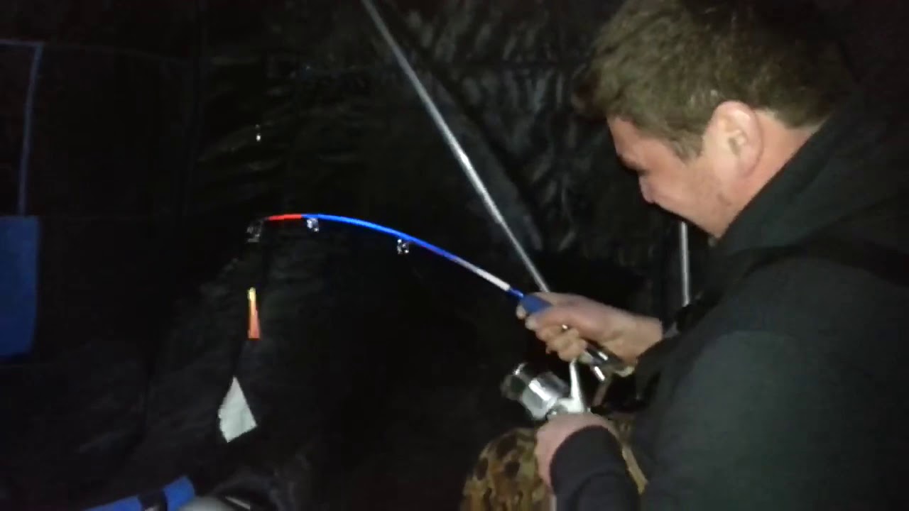 Sturgeon ice fishing Bloopers . Wait for the end !! YouTube