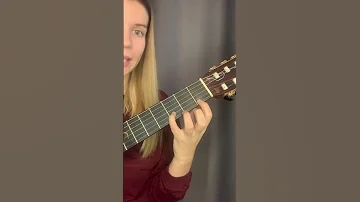 Как играть аккорд Dm на гитаре