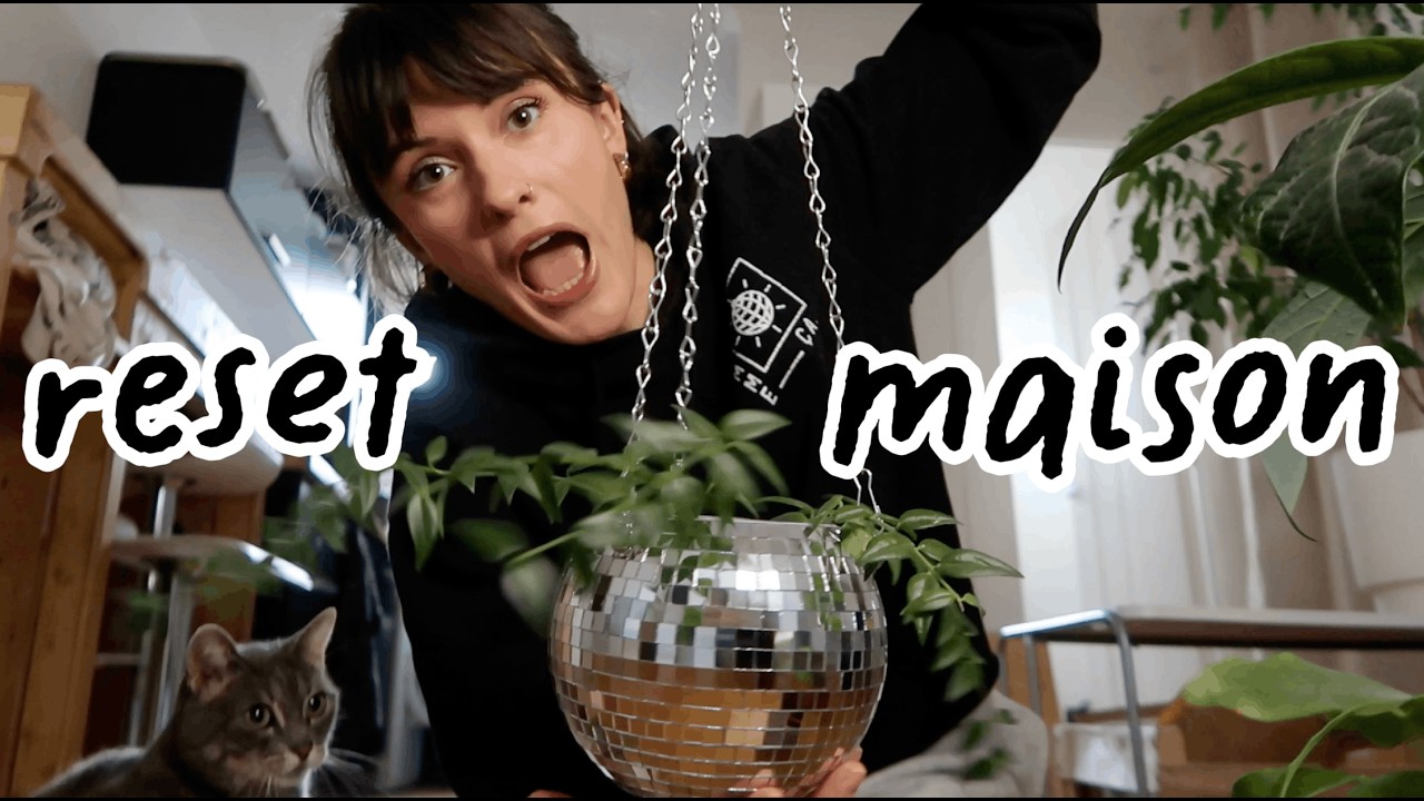 Je trie, je range & je rempote mes plantes | journée productive à la maison (vlog)