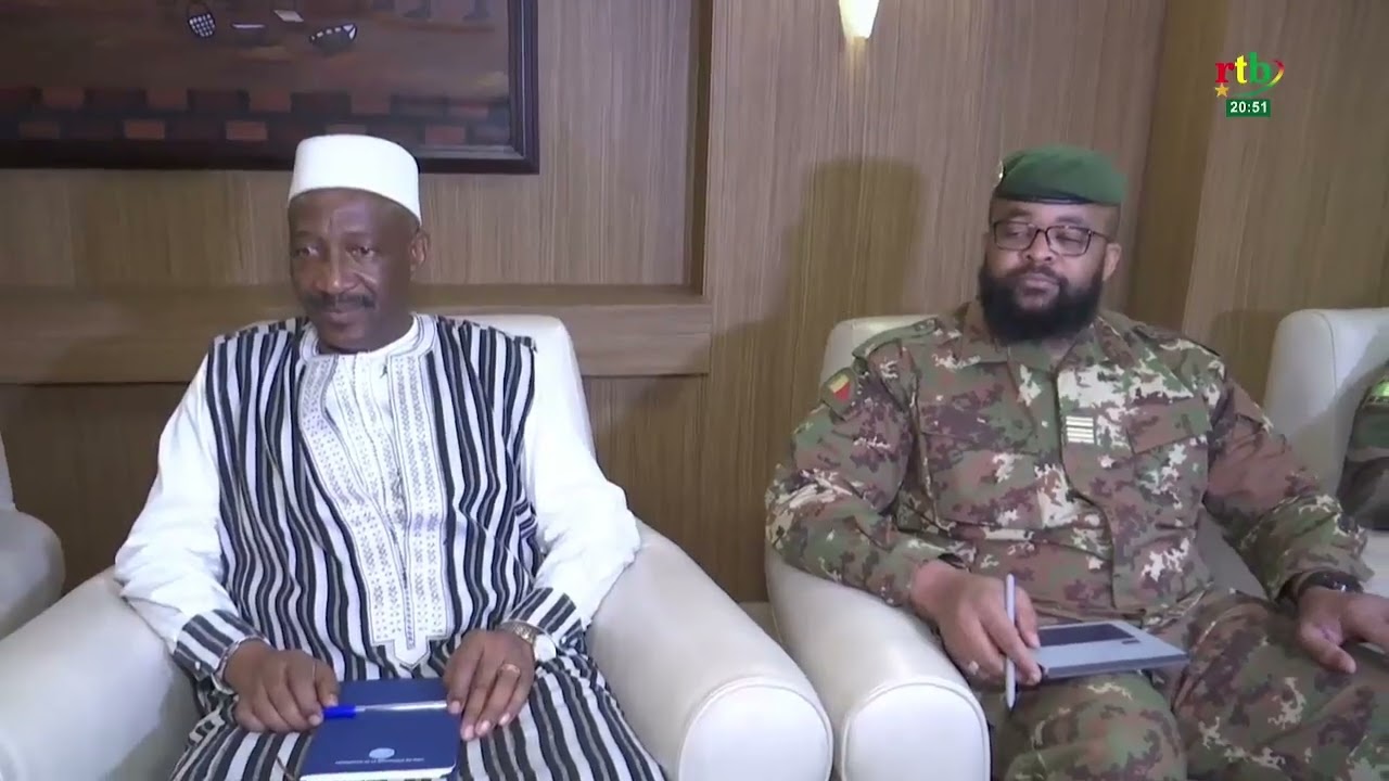 Actualité AES/Mali :  Bassolma Bazié chez le Président Assimi Goïta