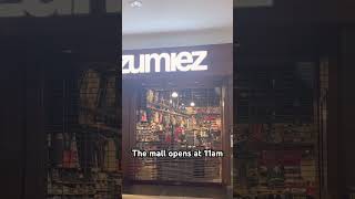 The Mall Doesnt Open Until 11Am.