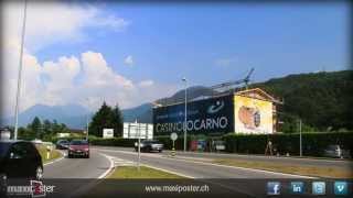 Maxiposter LUGANO - Outdoor Advertising 262 MQ - Quartino Magadino