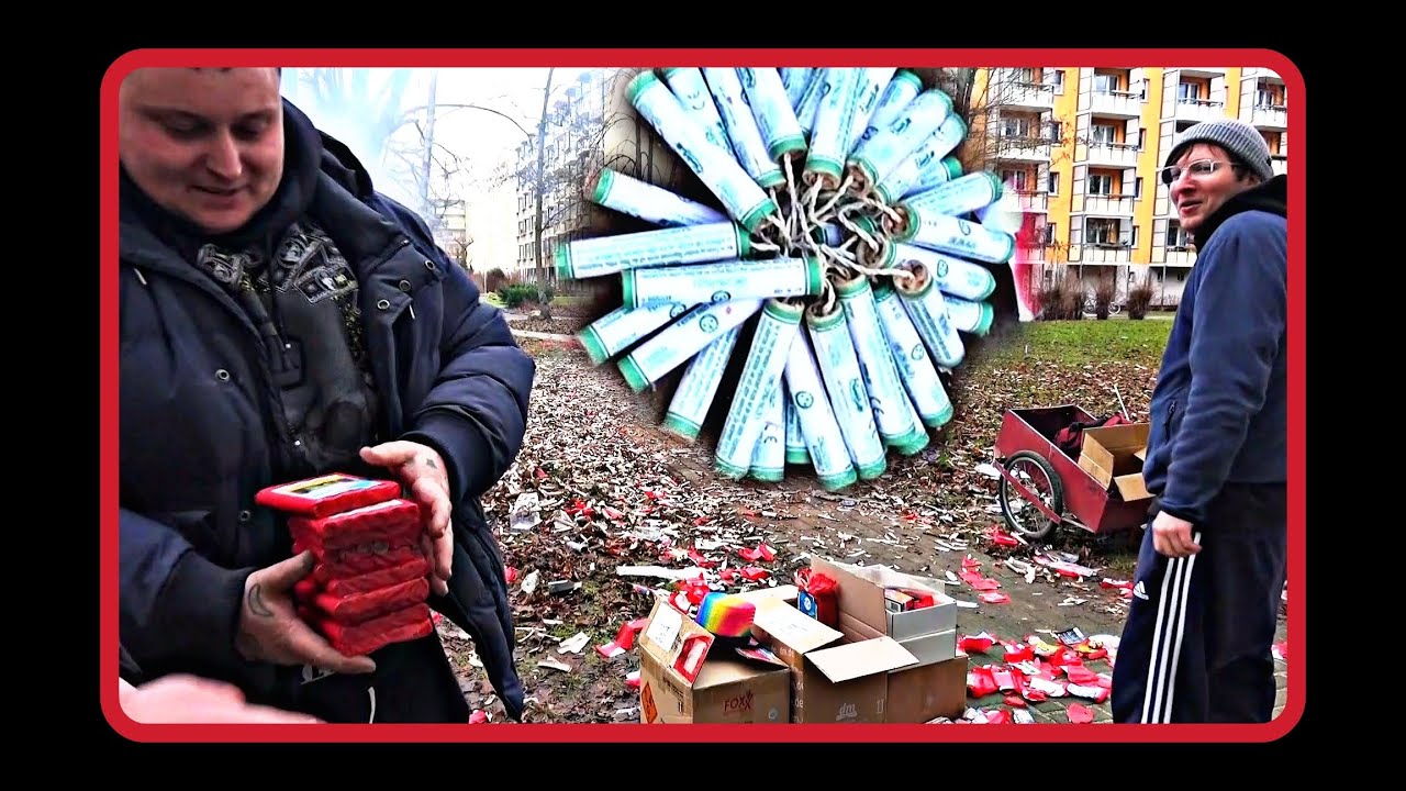 Ballern im Innenhof Teil #3 Die Kotstampfer zünden halbe Schinken Funke auf Schag #MCBöllerTester