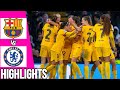 Barcelona vs chelsea  highlights  womens champions league semifinal  270424