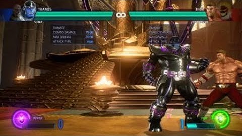 Thanos hand bomb combo MvCi